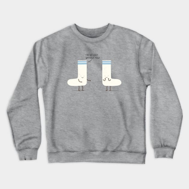 socks love Crewneck Sweatshirt by milkyprint